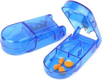 bagsio 7 Transparent pill cutter pocket friendly pill cutter Pill Box