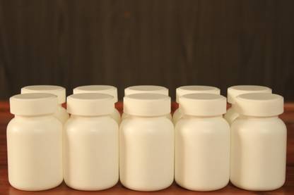 Wodec 100 PACK OF 10 SOLID TABLET AIRTIGHT CONTAINER-100TAB Pill Box