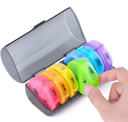 Perfect Pricee 7 Days 2 Times Day & Night Pill Box