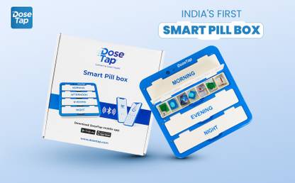 DoseTap 7-day DoseTap Smart Pillbox: India's First Patented Smart Solution Medication Reminder Pill Box