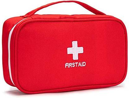 FOLIAM 2026 Portable Emergency First Aid Storage Pouch Organizer for Medicine and Other Pill Box