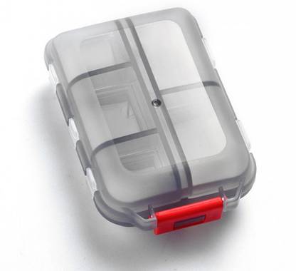 Black mirror 0.0 Double Layer Moisture Proof Pill Organizer for medicine storage Pill Box