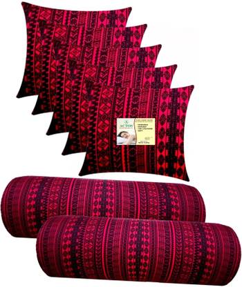 ACTOS Microfibre Bolster Pack of 7 Geometric