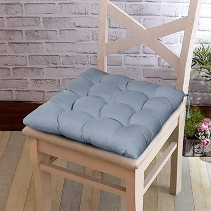 KUBER INDUSTRIES Microfibre Solid Chair Pad Pack of 1