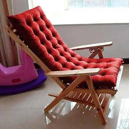 rithwik finishing chair pad Microfibre Solid Chair Pad Pack of 1