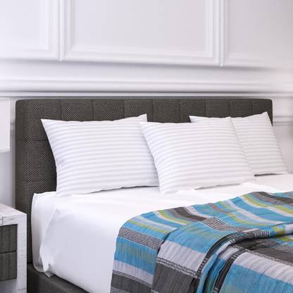 LA VERNE Microfibre Sleeping Pillow Pack of 3 Stripes