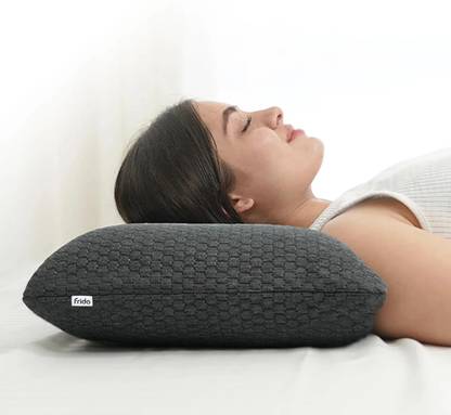 Frido Ultimate Sleeping Pillow for Neck & Shoulder Pain Relief, Queen Size - 4.5 Inch Memory Foam Solid Orthopaedic Pillow Pack of 1