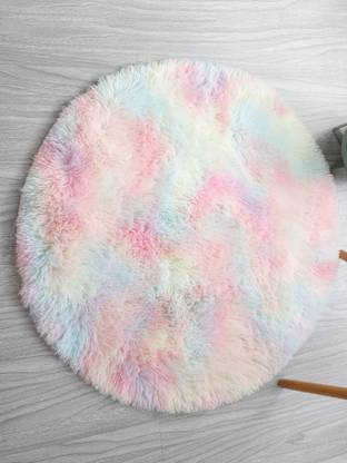 Cyuteenuts Microfibre Cushion Pack of 1 Solid Multicolor Fur cushion Filled with microfiber