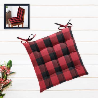 OASIS Cotton Geometric Chair Pad Pack of 1