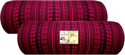 ACTOS Microfibre Bolster Pack of 2 Geometric Round