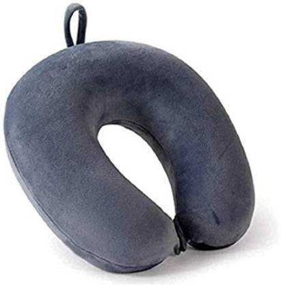 vashek Polyester Fibre Solid Travel Pillow Pack of 1