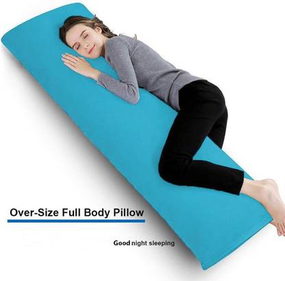 मॉम मून Ultra Soft Full Body Pillow-Side Sleeping Pillow माइक्रोफाइबर ठोस बॉडी पिलो 1 का पैक