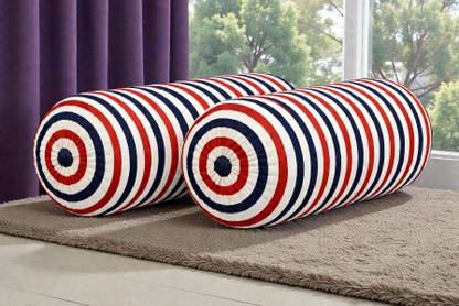 ACTOS Microfibre Bolster Pack of 2 Geometric Combo Set Of 2