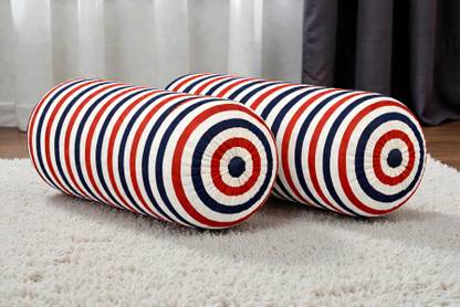 ACTOS Microfibre Bolster Pack of 2 Geometric Combo Set Of 2