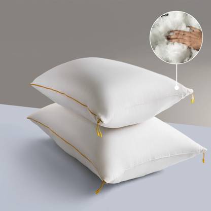 SleepyCat Cloud Microfibre Solid Sleeping Pillow Pack of 2