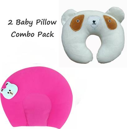 MARQUEONN Mustard Seeds Soft U shape Pink or Panda Camel Neck Baby Pillow