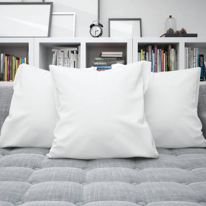 Gilson Microfibre Cushion Pack of 3 Solid 16 x 16 Inch