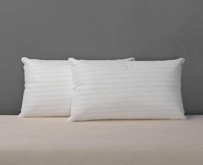 BHEBHA Pillow Set || Comfort And Support Pillow Microfibre Stripes Sleeping Pillow Pack of 2