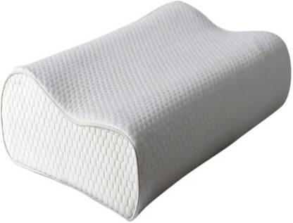 CERVICARE Luxury Memory Foam Solid Orthopaedic Pillow Pack of 1