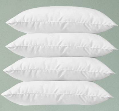 STOMIA Pack Of 4 pillows Polyester Fibre Solid Sleeping Pillow Pack of 4