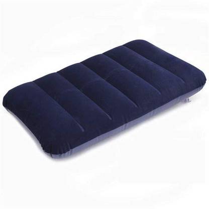 tisya Air Pillow Cushion Sleeping Bag Backpacking Neck Pillow Ultralight Air Solid Sleeping Pillow Pack of 1