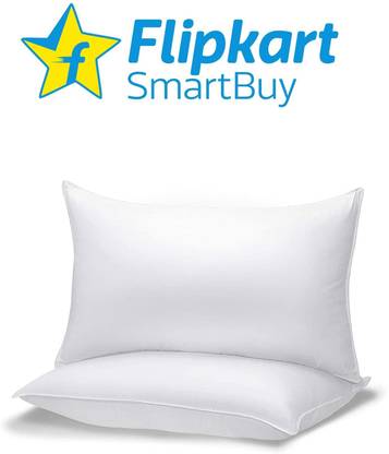 Flipkart SmartBuy Polyester Fibre Solid Sleeping Pillow Pack of 2