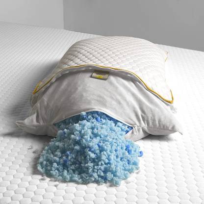 SleepyCat Adjustable Pillow Standard Size (25x16 Inches) Memory Foam Solid Sleeping Pillow Pack of 1