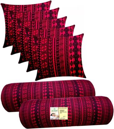 ACTOS Microfibre Bolster Pack of 7 Geometric