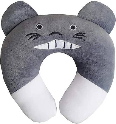 LOGIC PRO Super Soft Baby Head Shaping Neck Support Pillow for new born baby Microfibre Smiley Baby Pillow Pack of 1