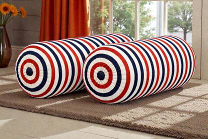 ACTOS Microfibre Bolster Pack of 2 Geometric Combo Set Of 2