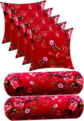 ACTOS Microfibre Cushion Pack of 7 Floral