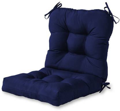 Mom's Moon Cotton Solid Chair Pad Pack of 2