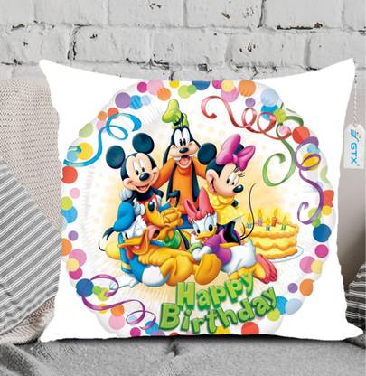 GTX Microfibre Cushion Pack of 1 Toons & Characters Birthday Gift Prited cushion with cover 40×40cm