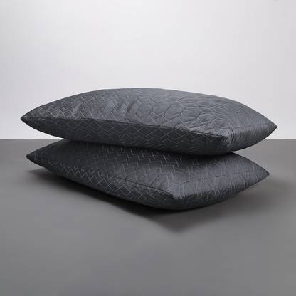 LA VERNE QUILTED Microfibre Solid Sleeping Pillow Pack of 2