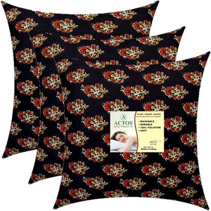 ACTOS Microfibre Cushion Pack of 3 Floral