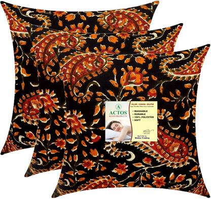 ACTOS Microfibre Cushion Pack of 3 Floral