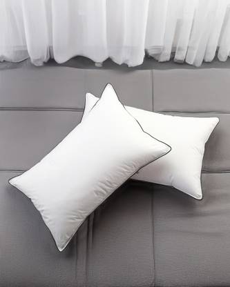 GZZZSD Microfibre Sleeping Pillow Pack of 2 Solid