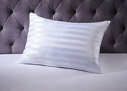 LA VERNE Microfibre Stripes Sleeping Pillow Pack of 1