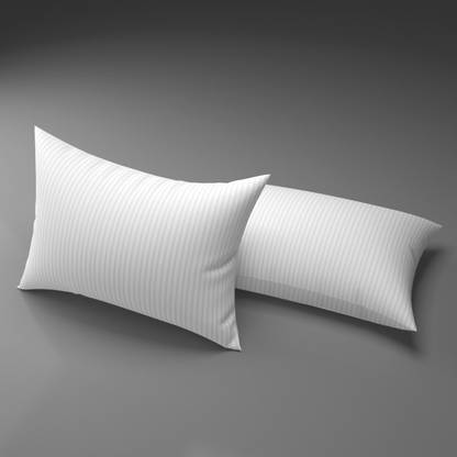 Aroma Towels Microfibre Sleeping Pillow Pack of 2 Stripes