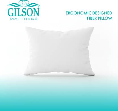 Gilson Ergonomic Designed 16x24 Inch Polyester Fibre Solid Sleeping Pillow Pack of 1