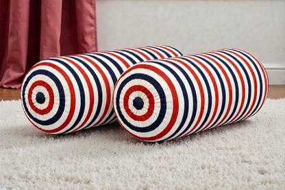 ACTOS Microfibre Bolster Pack of 2 Geometric Combo Set Of 2