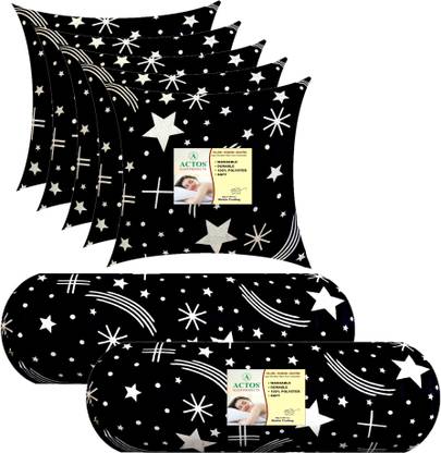 ACTOS Microfibre Bolster Pack of 7 Geometric