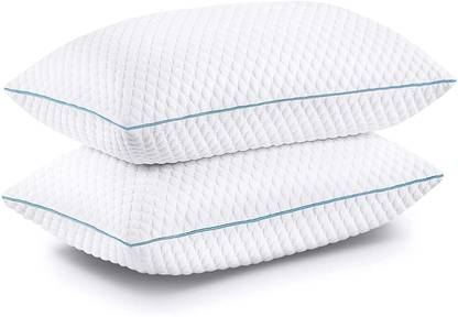 homerz Microfibre Sleeping Pillow Pack of 2 Solid