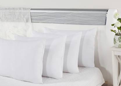 OZLY Microfibre Sleeping Pillow Pack of 4 Solid ultra soft white pillow