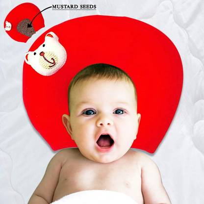 LOVEBABIE Mustard Seed Pillow for New Born Baby Strap on Breast Pillow