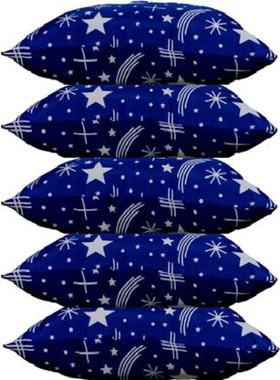 Swikon star Microfibre Geometric Sleeping Pillow Pack of 5