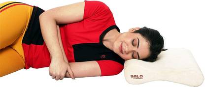 Salo Orthotics Memory Foam Cervical Pillow Double Contoured - Spondylitis Pillow Memory Foam Solid Orthopaedic Pillow Pack of 1