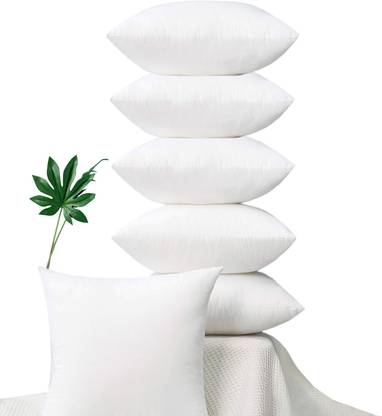 Prerana Cushion Microfibre Solid Cushion Pack of 6