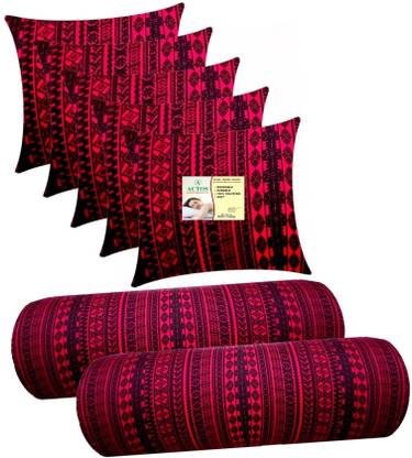 ACTOS Microfibre Bolster Pack of 7 Geometric