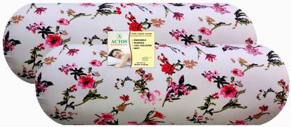 ACTOS Microfibre Bolster Pack of 2 Floral